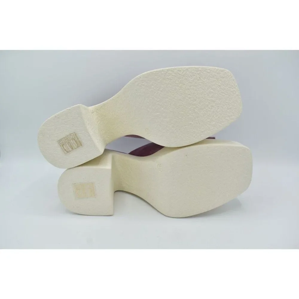 Free People Womens Size EU 39 US 9 Zoe Orchid Purple Platform Sandals Shoes - Picture 5 of 8